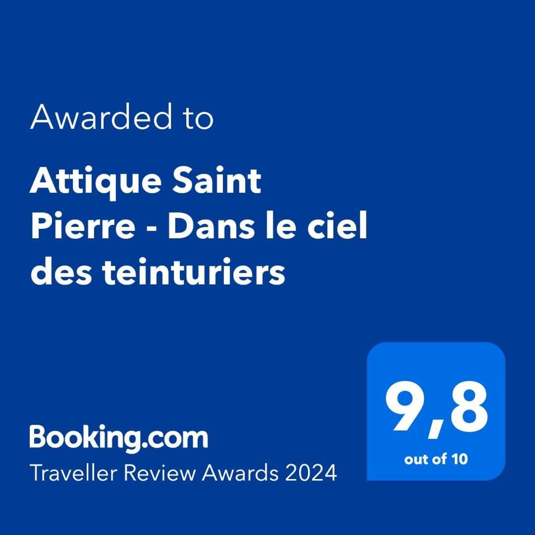 Apartamento Attique Saint Pierre - Dans Le Ciel Des Teinturiers Aviñón Exterior foto